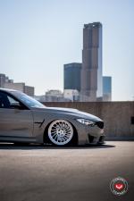 BMW M3 Sedan on Vossen Wheels (LC-106T) 2017 года